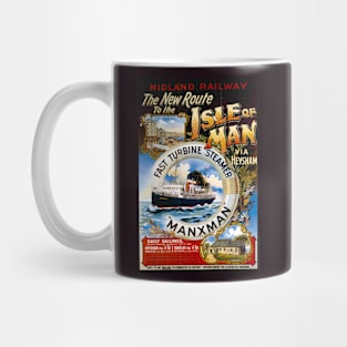 Vintage Travel Poster - Isle of Man Mug